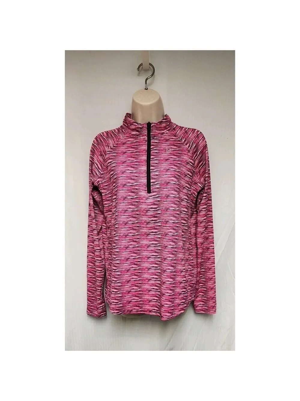 Justice Girls Sweatshirt Pink/Black 18 Pullover Long Sleeves